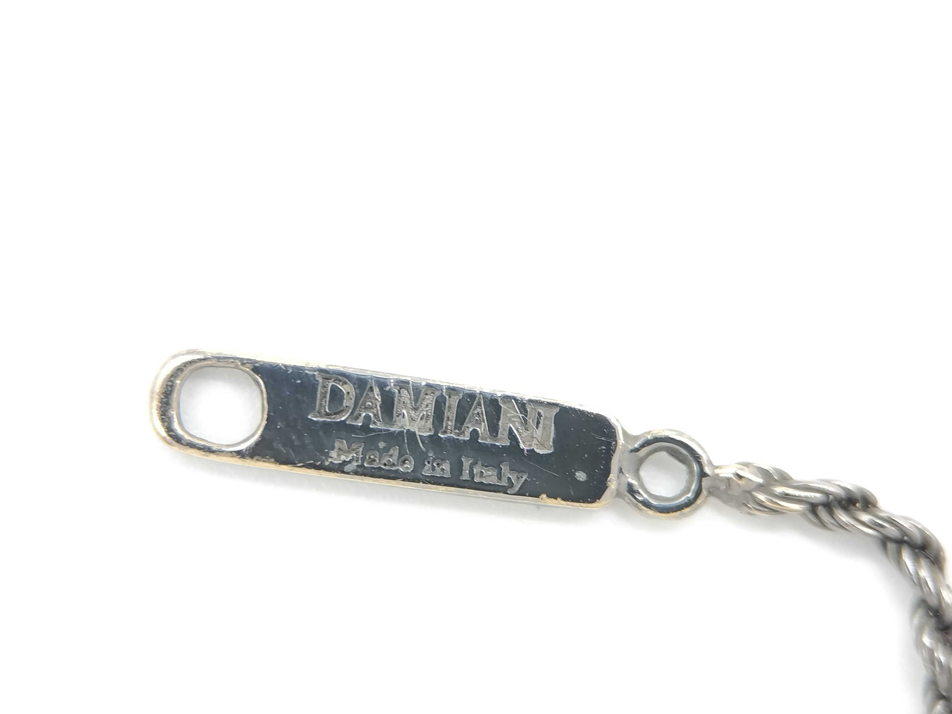 Damiani Belle Epoque Black Diamond Necklace in 750 White Gold, 10.1g 
