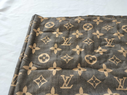 LOUIS VUITTON Monogram Large Fringe Stole*1 Scarf