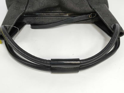 GUCCI GG Canvas Leather Handbag 101333 Handbag