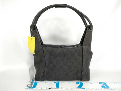 GUCCI GG Canvas Leather Handbag 101333 Handbag