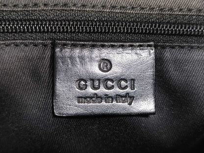 GUCCI GG Canvas Leather Handbag 101333 Handbag
