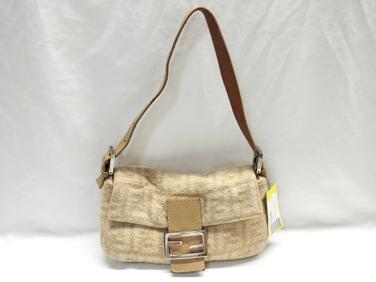 FENDI Mamma 2321-26424-008 / Wool / Condition Considered Handbag