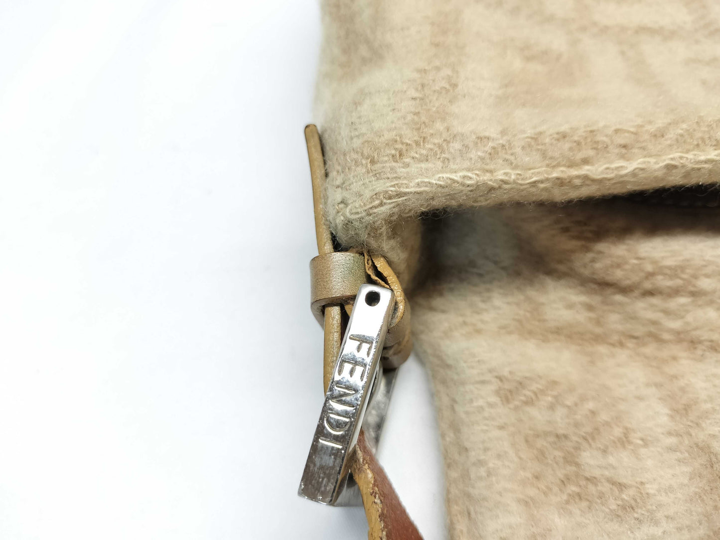 FENDI Mamma 2321-26424-008 / Wool / Condition Considered Handbag
