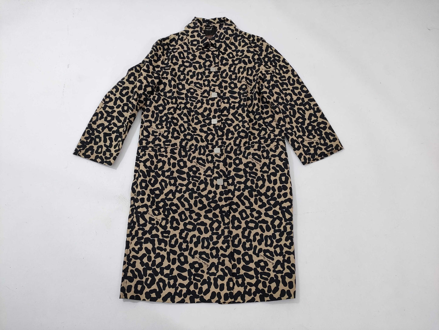 BOTTEGA VENETA Leopard Print Nylon Coat