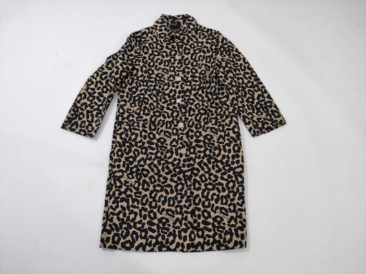 BOTTEGA VENETA Leopard Print Nylon Coat
