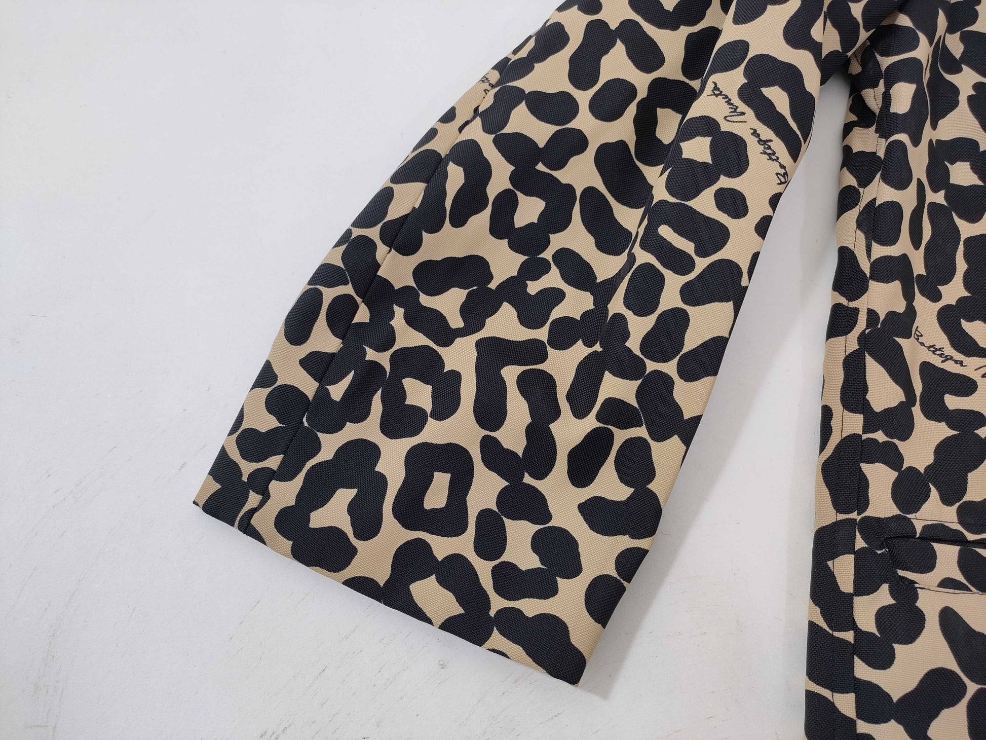 BOTTEGA VENETA Leopard Print Nylon Coat