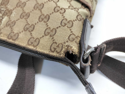 GUCCI GG Canvas 145857 Shoulder Bag