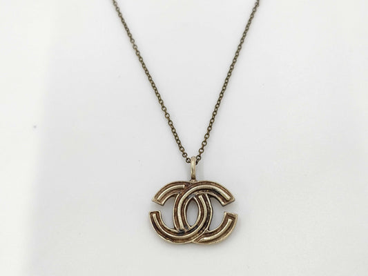 CHANEL Coco Mark 01P Necklace Necklace Necklace