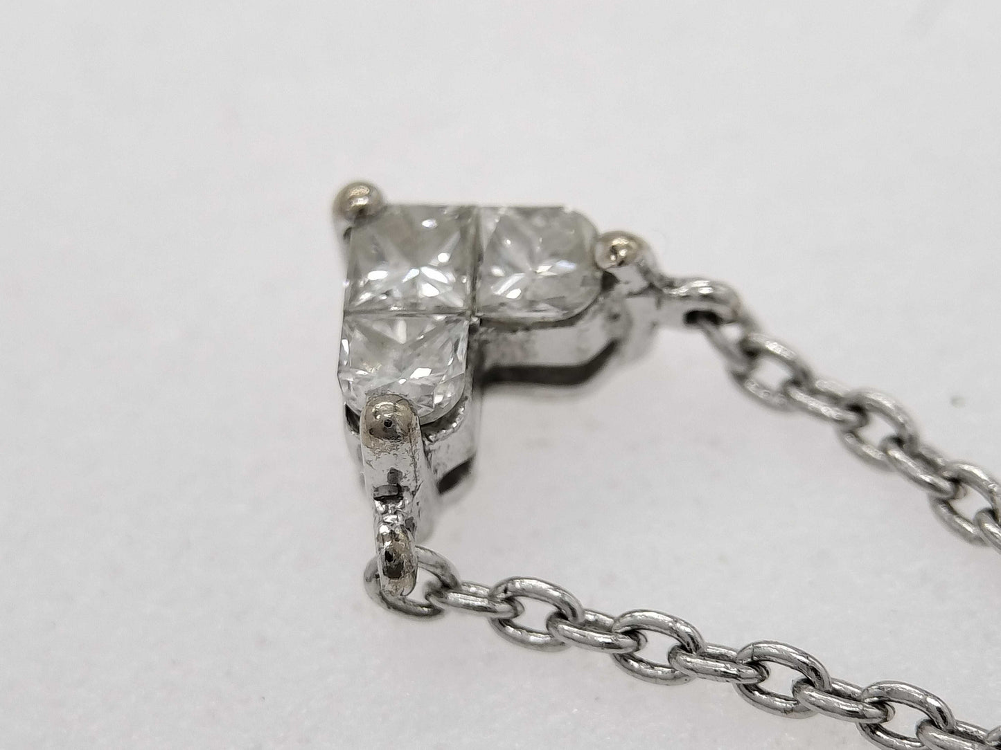 STAR JEWELRY D 0.10ct K18 2.0g Necklace 