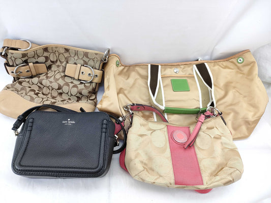 COACH Kate Spade 4-Piece Tote Bag Set