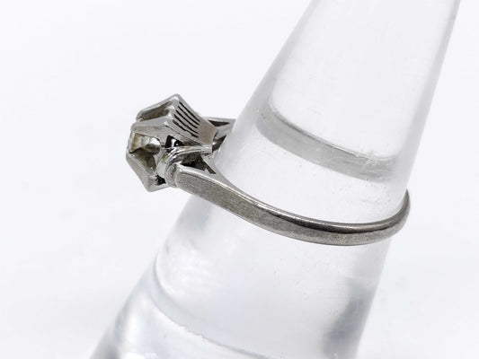 D0.10ct Pt850 2.9g Ring 
