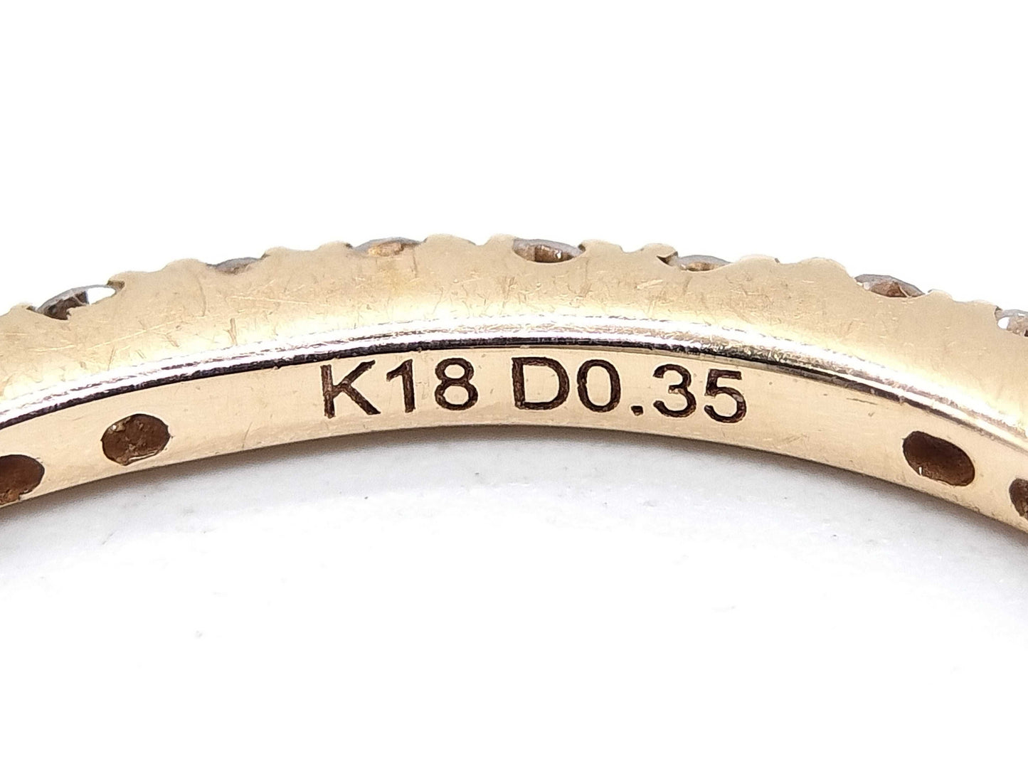 D0.35ct K18 1.1g Ring 
