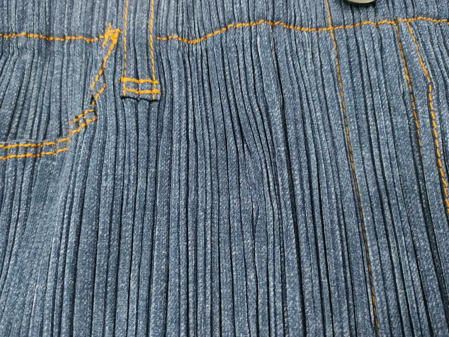 ISSEY MIYAKE Pleats Please Denim Skirt
