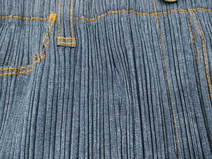 ISSEY MIYAKE Pleats Please Denim Skirt