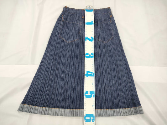 ISSEY MIYAKE Pleats Please Denim Skirt