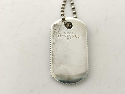 Tiffany & Co. Dog Tag Necklace