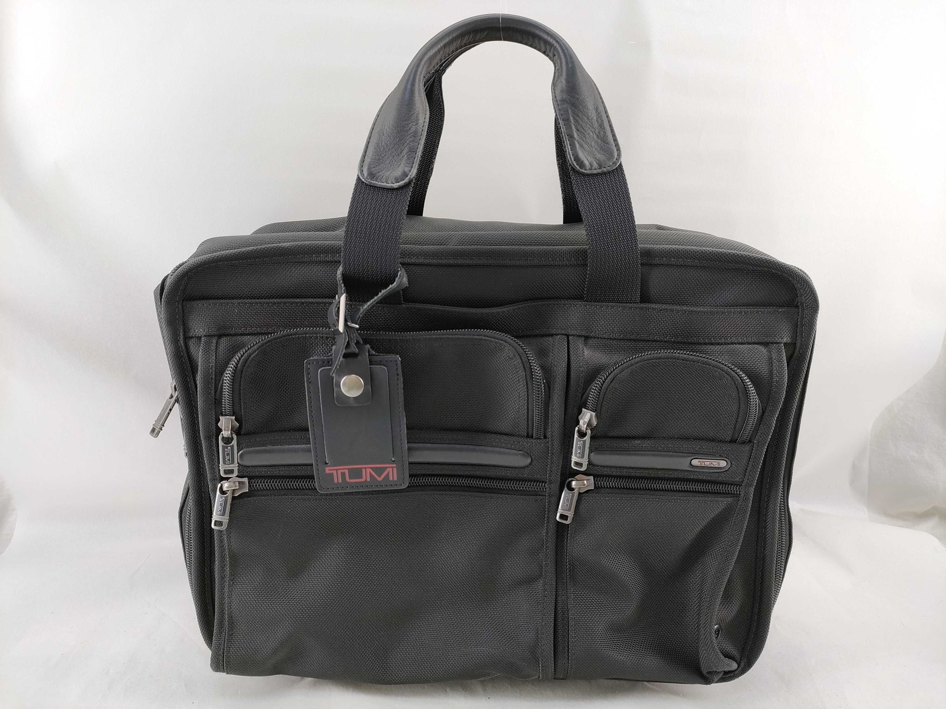 TUMI nylon canvas business bag