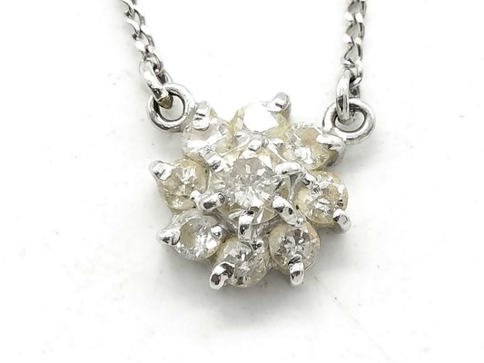 D0.33ct Pt850 2.4g Necklace 