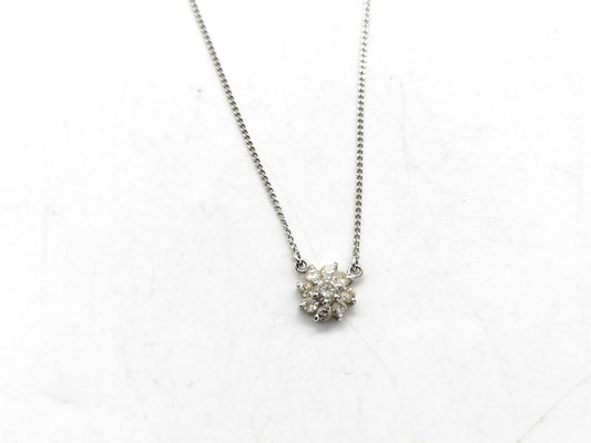 D0.33ct Pt850 2.4g Necklace 