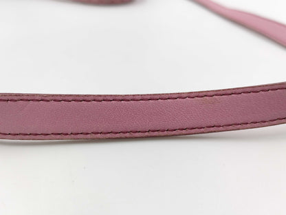 PRADA Nylon x Leather Ribbon 2WAY Pink Shoulder Bag