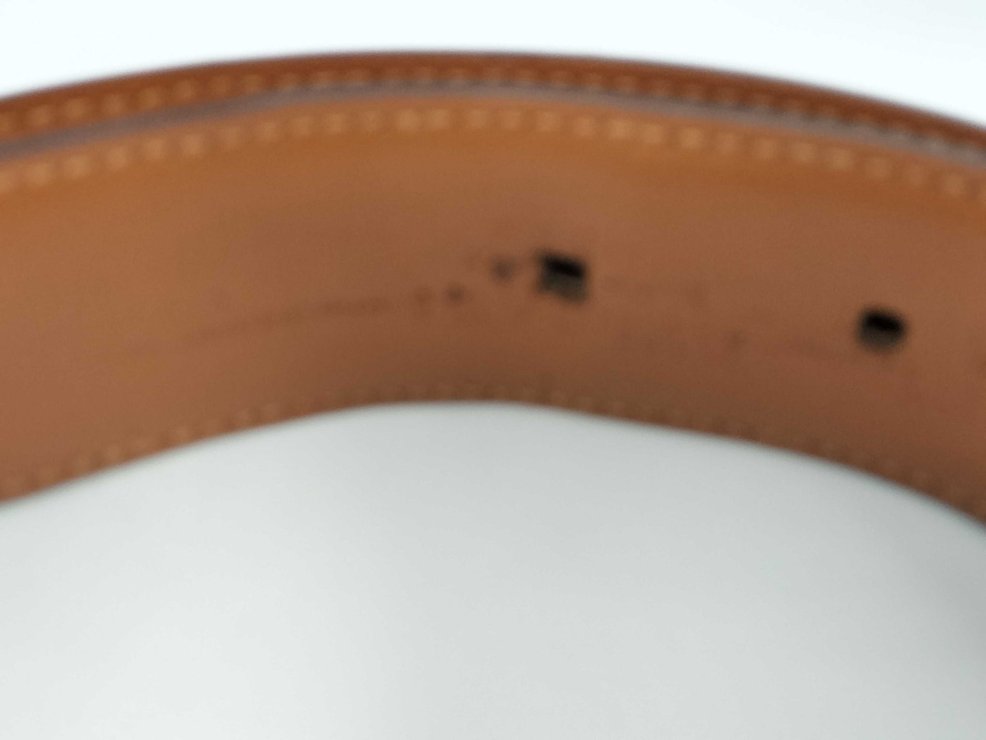 BVLGARI gold hardware leather belt