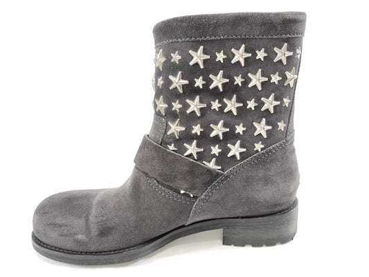 JIMMY CHOO Studded Suede Boots Other Shoes
