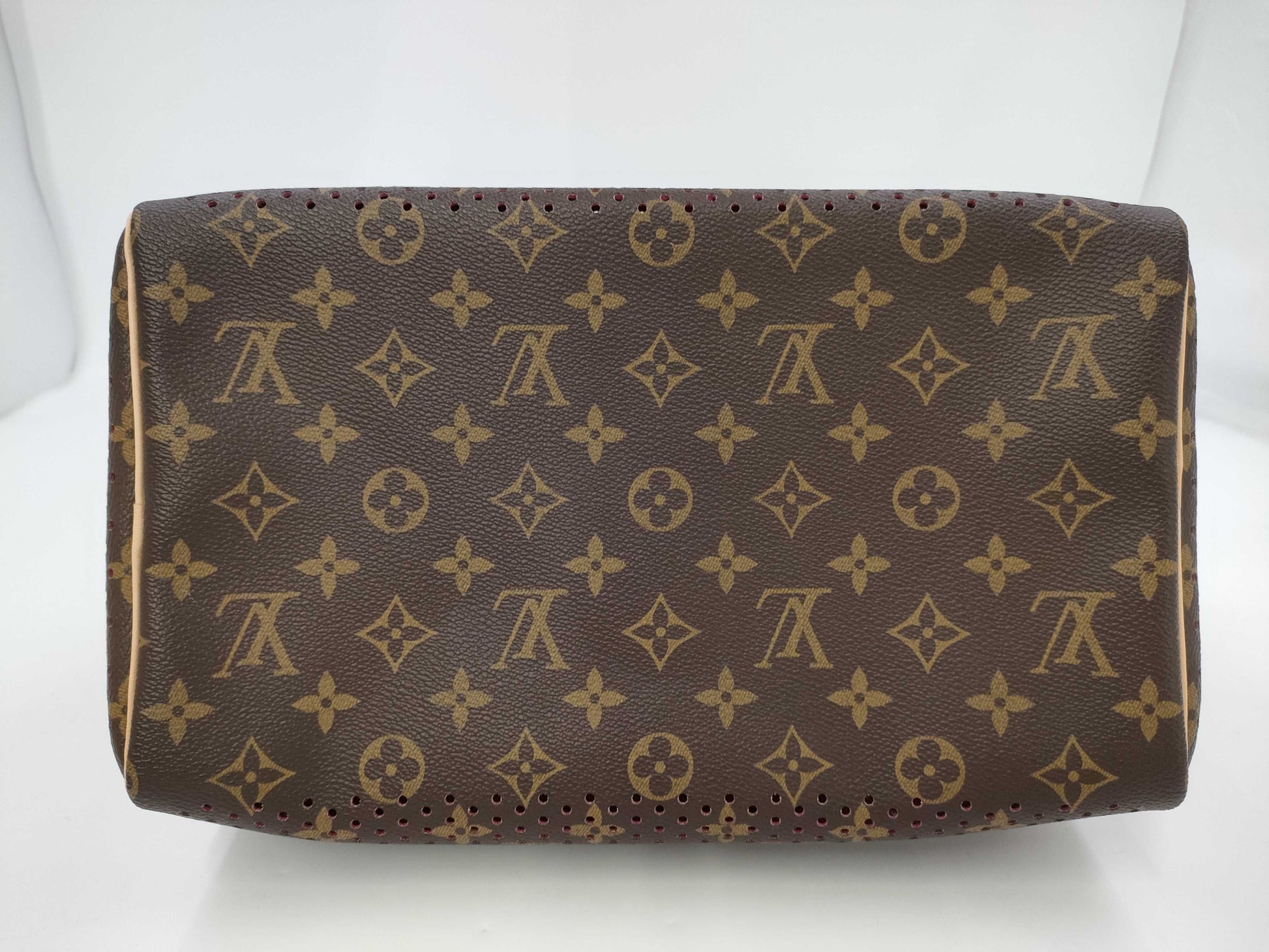 LOUIS VUITTON Monogram Perforated Speedy 30 Handbag