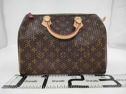 LOUIS VUITTON Monogram Perforated Speedy 30 Handbag