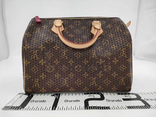 LOUIS VUITTON Monogram Perforated Speedy 30 Handbag