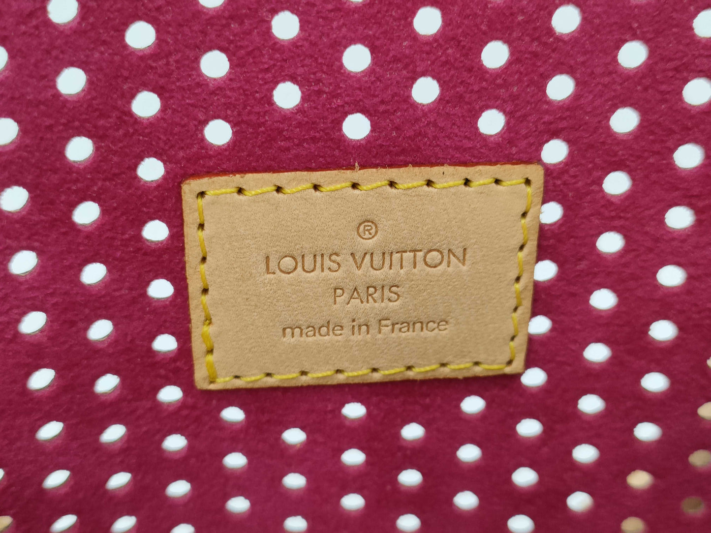 LOUIS VUITTON Monogram Perforated Speedy 30 Handbag
