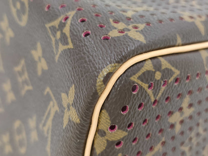 LOUIS VUITTON Monogram Perforated Speedy 30 Handbag