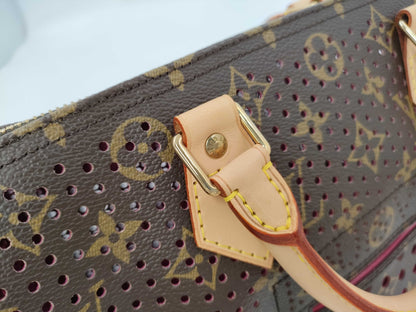 LOUIS VUITTON Monogram Perforated Speedy 30 Handbag