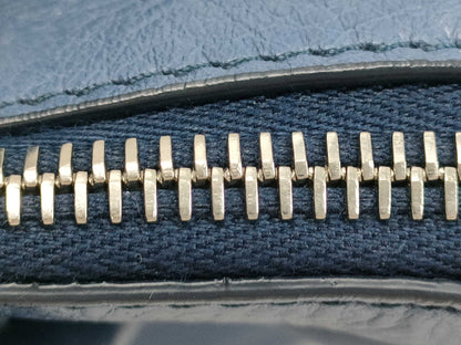 HIROFU Leather 2-Way Indigo Handbag
