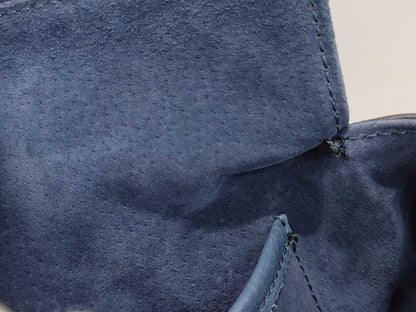 HIROFU Leather 2-Way Indigo Handbag