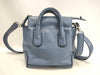 HIROFU Leather 2-Way Indigo Handbag
