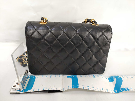 CHANEL Lambskin Mini Matelasse 18 Shoulder Bag