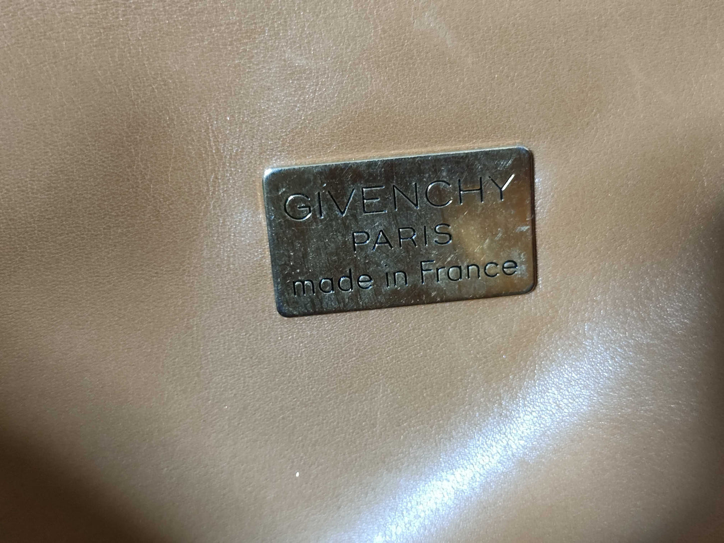 GIVENCHY Leather Logo Shoulder Bag