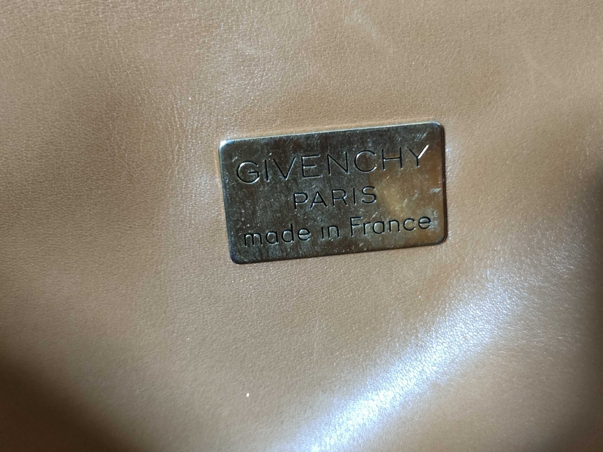 GIVENCHY Leather Logo Shoulder Bag