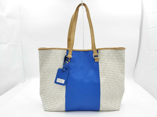 ARMANI Leather Tote Bag with Deteriorated Handles