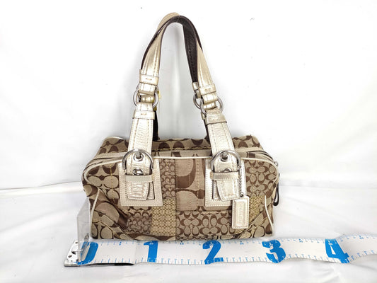 COACH Signature Handbag F12317 Handbag
