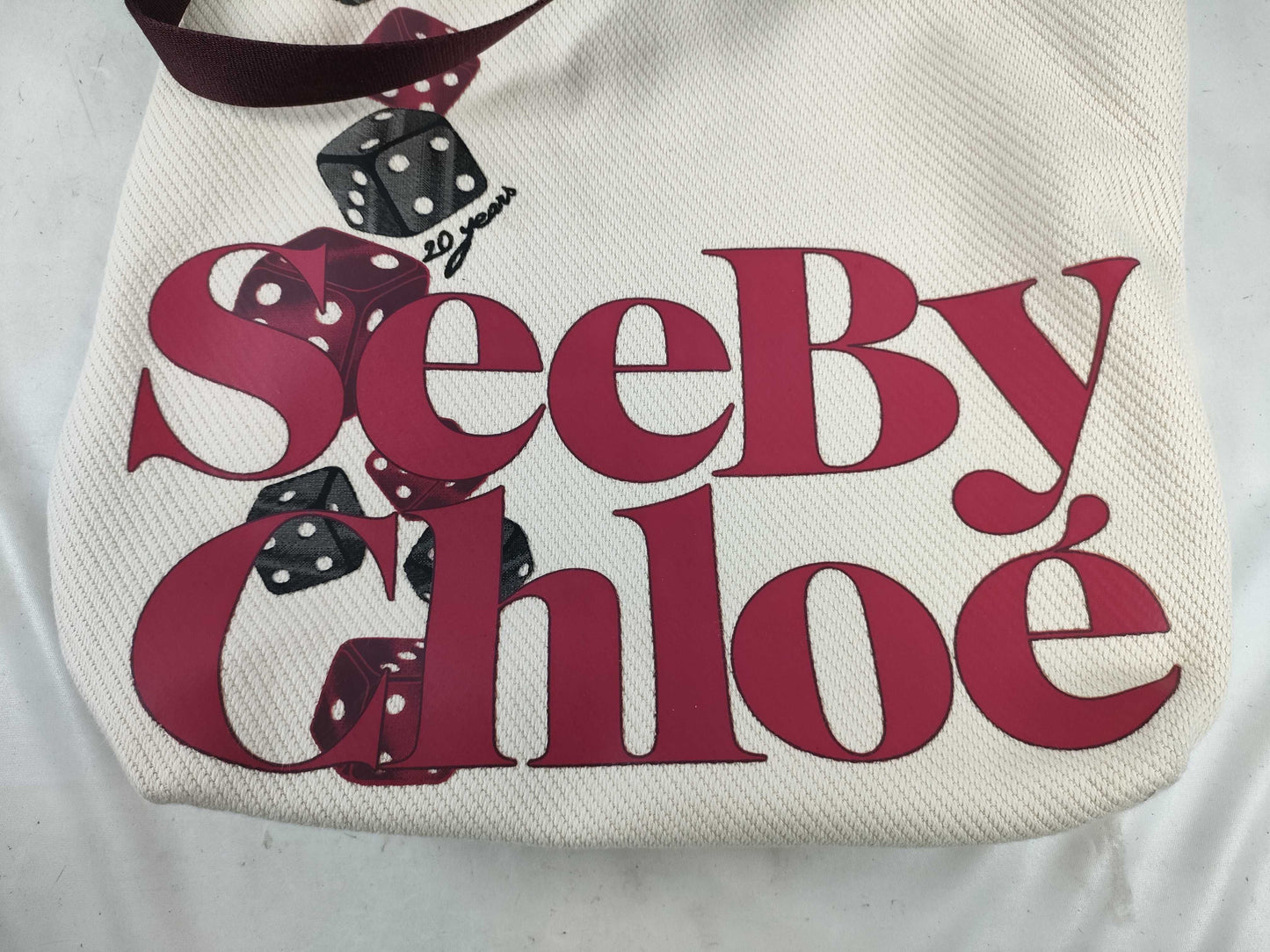 SEE BY CHLOE 20th Anniversary Dice Print Tote Bag