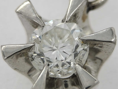 D 0.25ct Pt900/Pt850 3.2g Necklace 