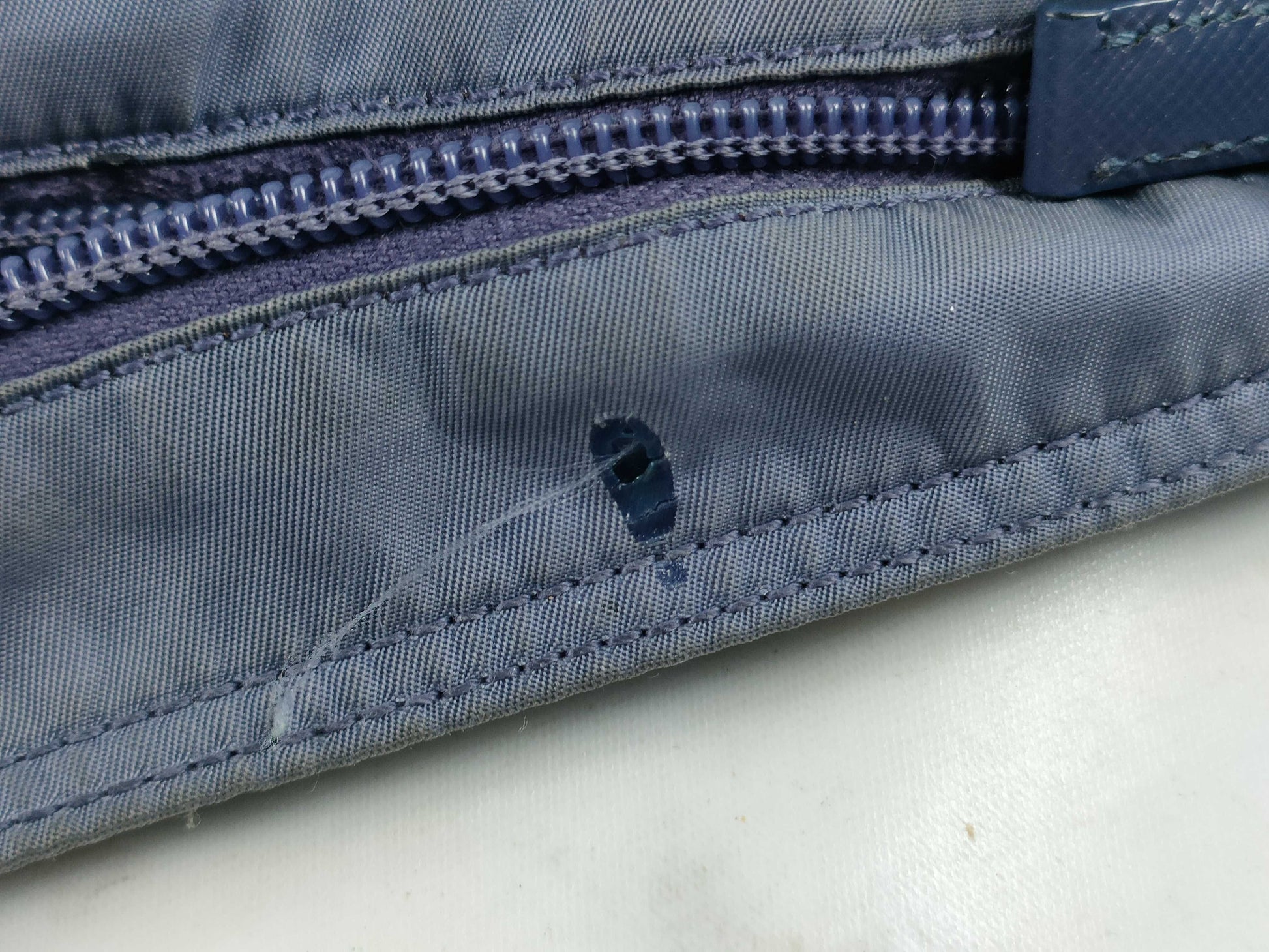 PRADA Nylon Shoulder Bag Pouch/Triangle Plate Shoulder Bag