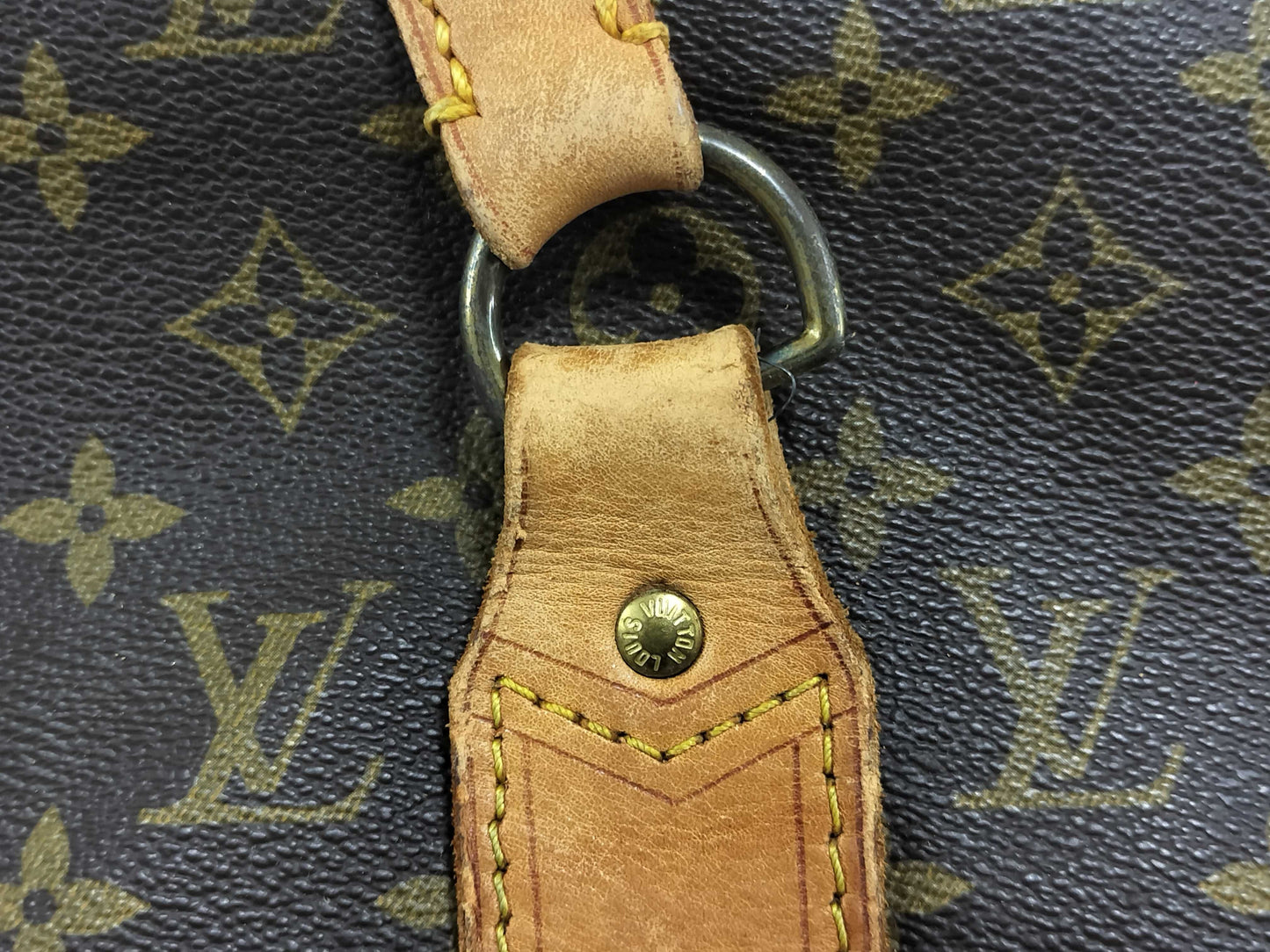 LOUIS VUITTON Monogram Saxe Pool 60 Bandouliere Boston Bag