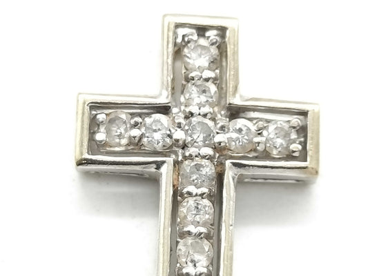D0.20ct K18WG 1.3g Pendant Top 