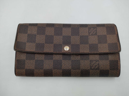 LOUIS VUITTON Damier Portefeuille Sarah CT2057 Wallet