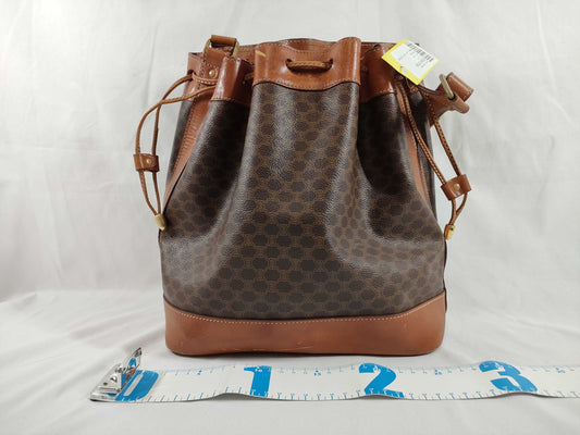 CELINE Drawstring Bag with Pouch Shoulder Bag