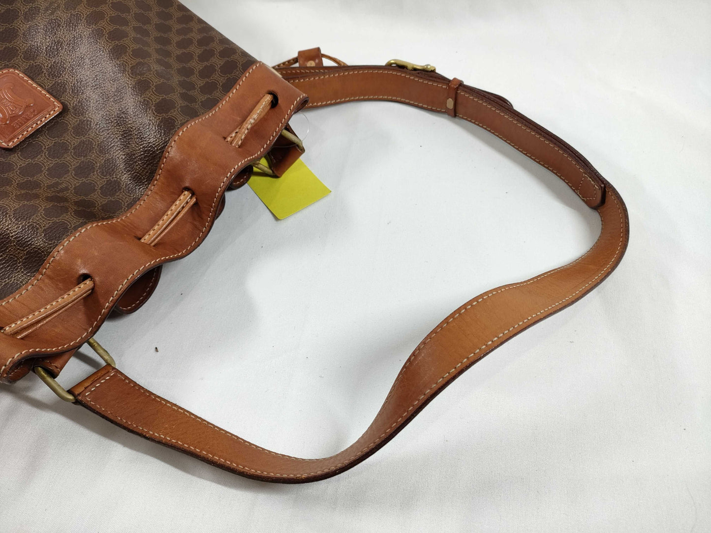 CELINE Drawstring Bag with Pouch Shoulder Bag