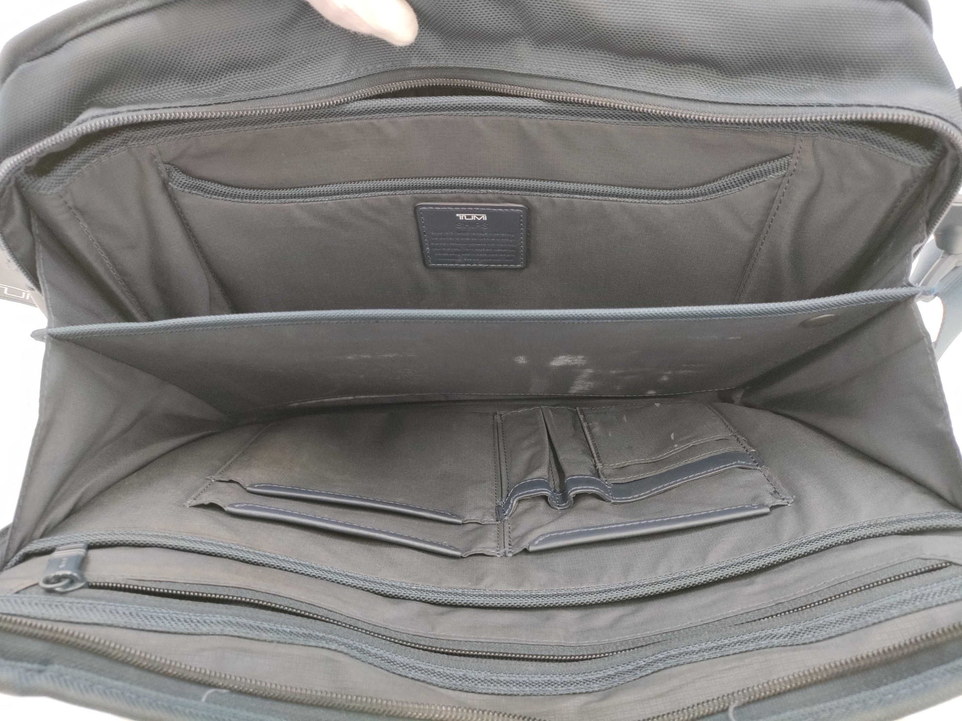 TUMI Navy Business Bag