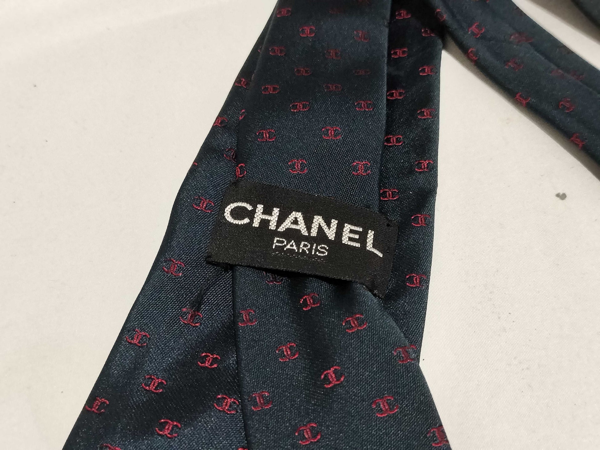 CHANEL Coco Mark Tie Coco Mark Tie